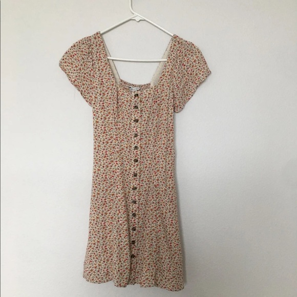 SOLD button floral dress SOLD - Picture 2 of 3